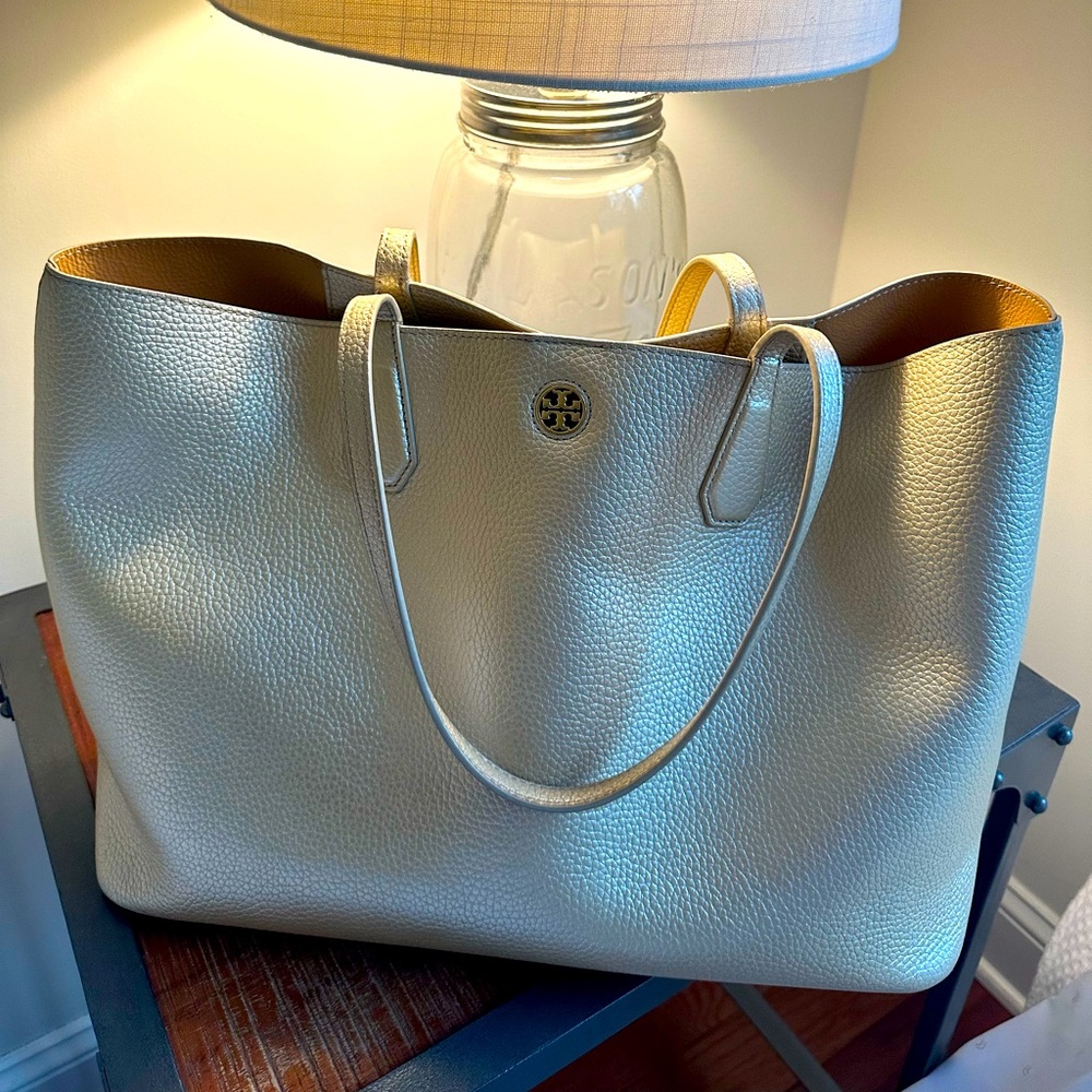 Gold Tory Burch Bag